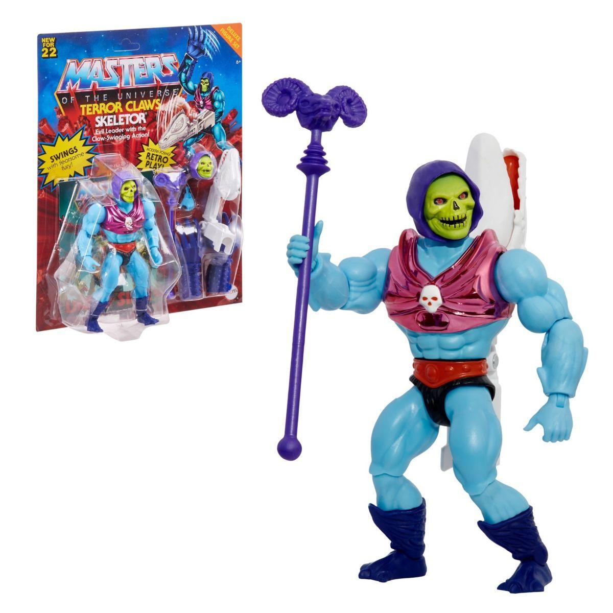 He-man Master Of The Universe Skeletor Puño Volador Figura 1-0