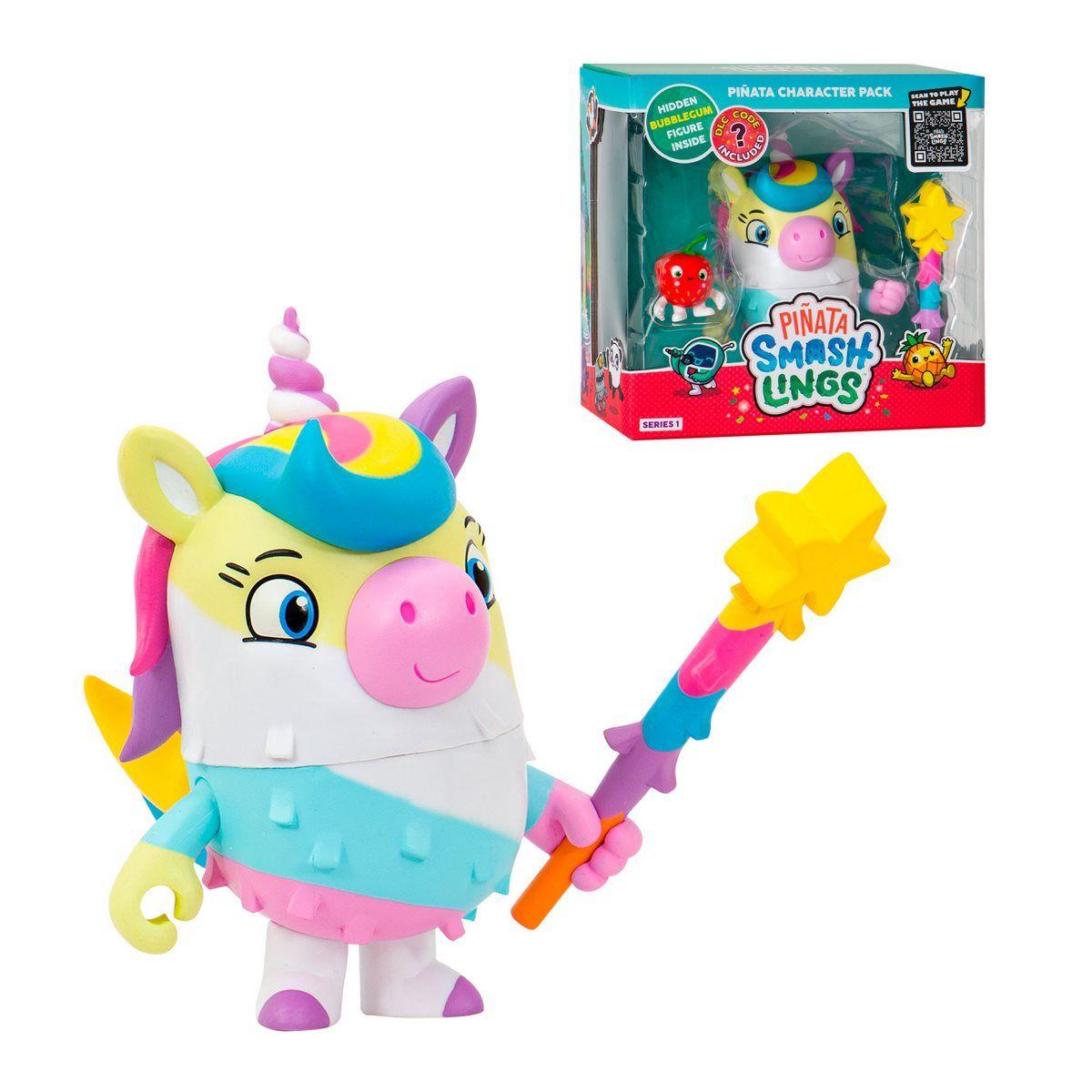 Box Con 3 Figuras Piñata Smashlings - Unicornio-0