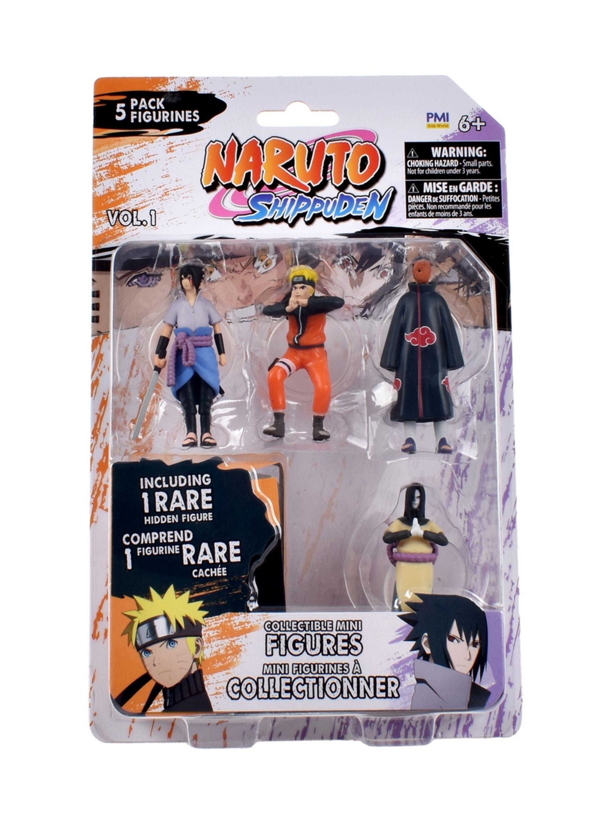 Pack 5 Figuras Coleccionables 7 Cm Naruto - Sasuke-2
