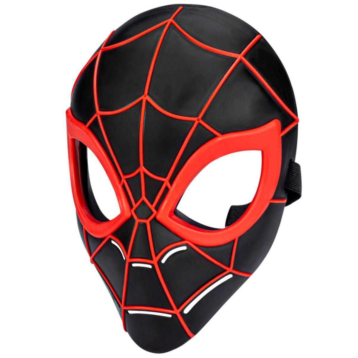 Spiderman Spiderverse Máscara Básica - Miles Morales-0