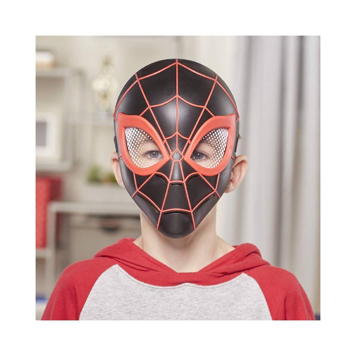 Spiderman Spiderverse Máscara Básica - Miles Morales-1