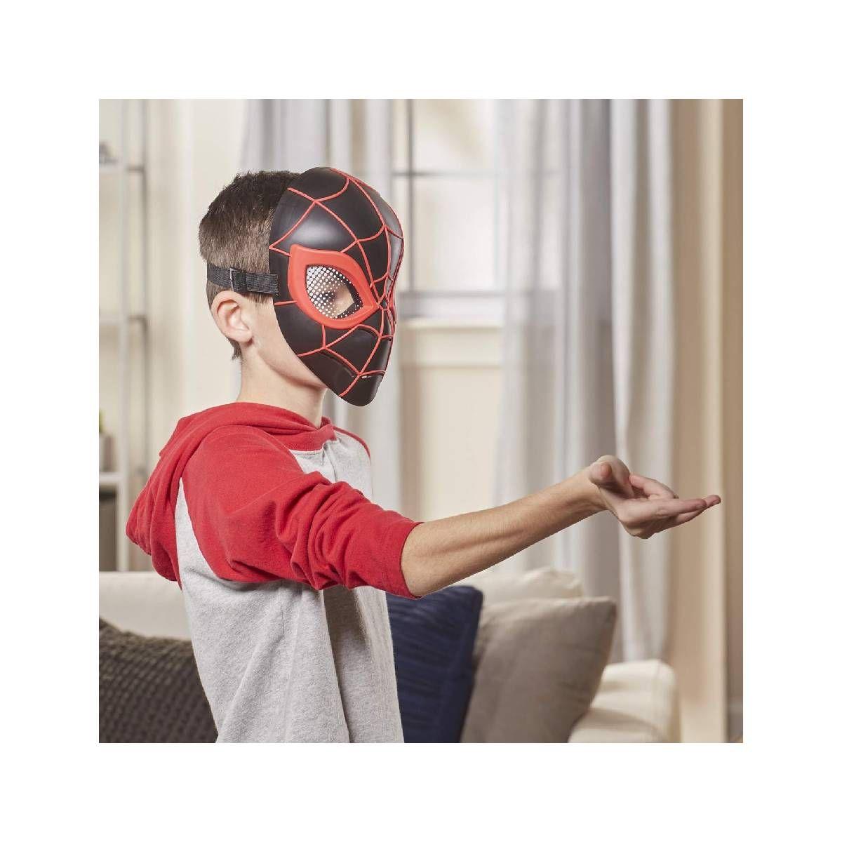 Spiderman Spiderverse Máscara Básica - Miles Morales-2
