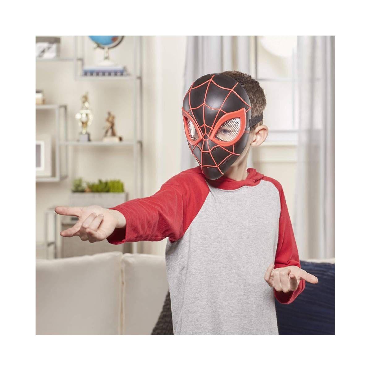 Spiderman Spiderverse Máscara Básica - Miles Morales-4