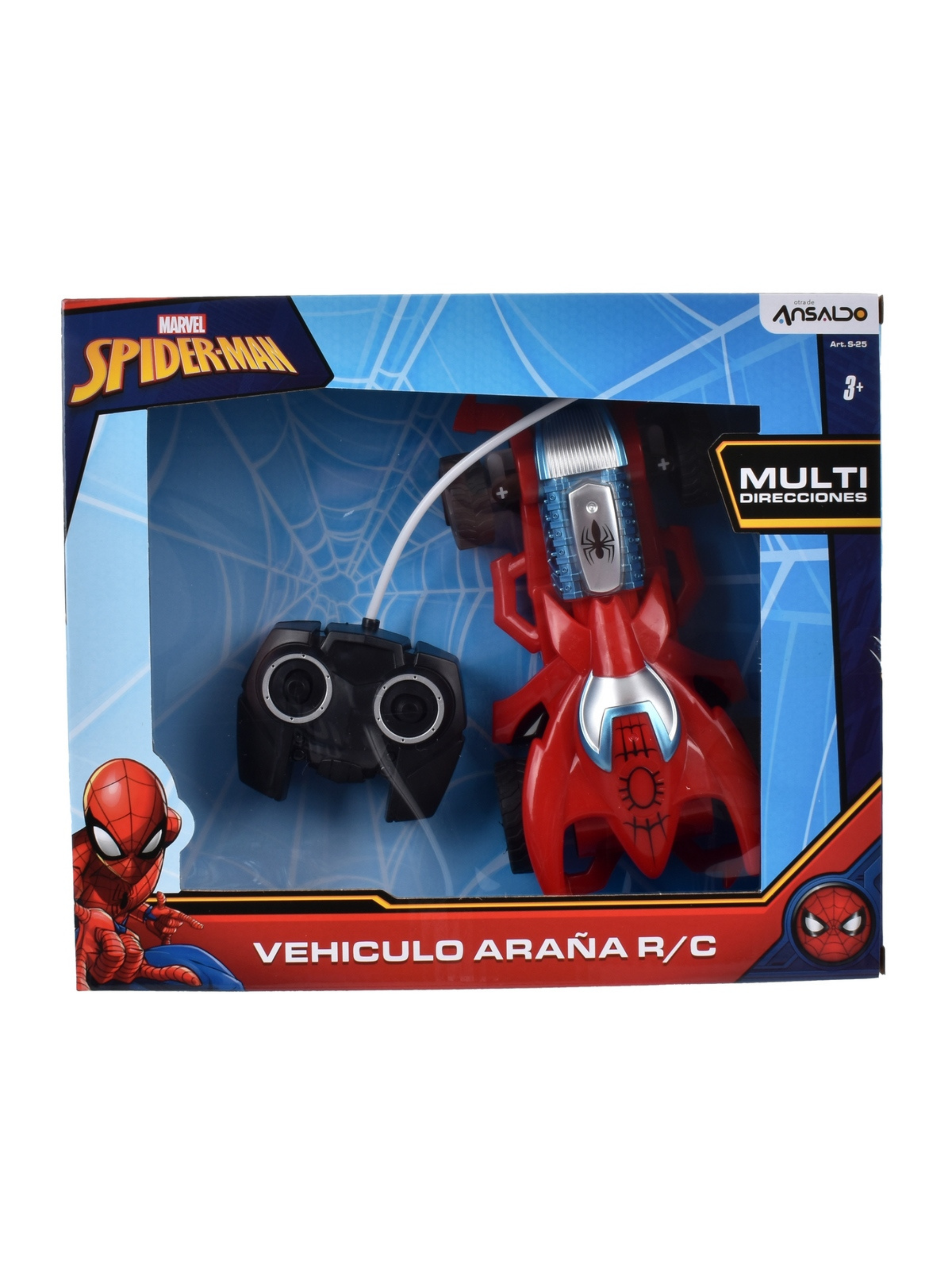 Vehículo Forma Araña Radio Controlado De 20 Cms Spiderman-2