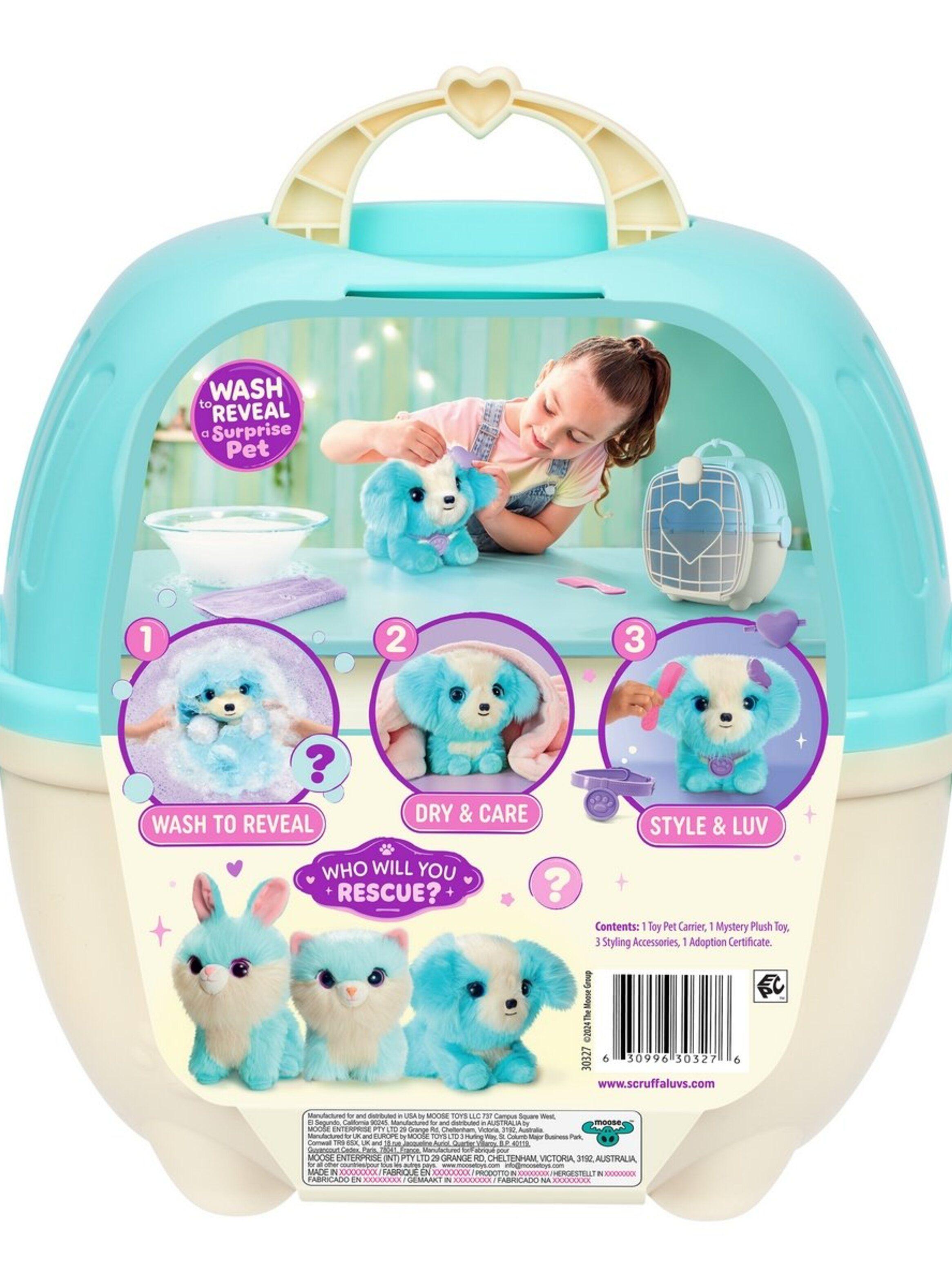 Peluche Rescatame Casita Y Acc Scruff A Luvs - Gato Celeste-3