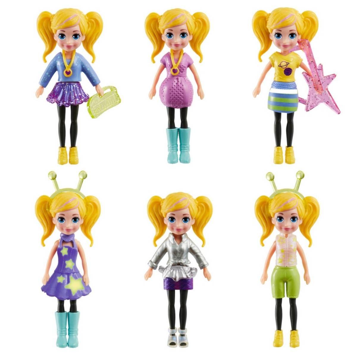 POLLY POCKET 2 MUÑECAS PACK - MODA AVENTURA ESTRELLA DE POP-2