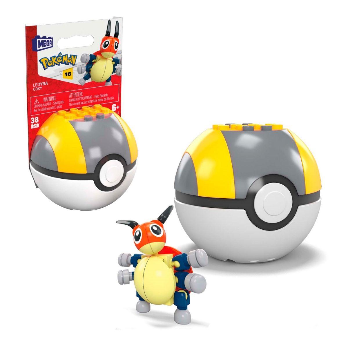 Pokebolas Pokemosn Sol Y Luna Mattel - Ledyba-0