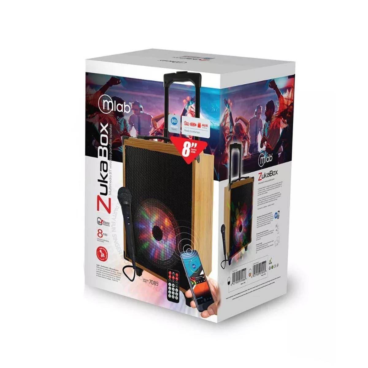 Karaoke Bluetooth Con Microfono Microlab-2