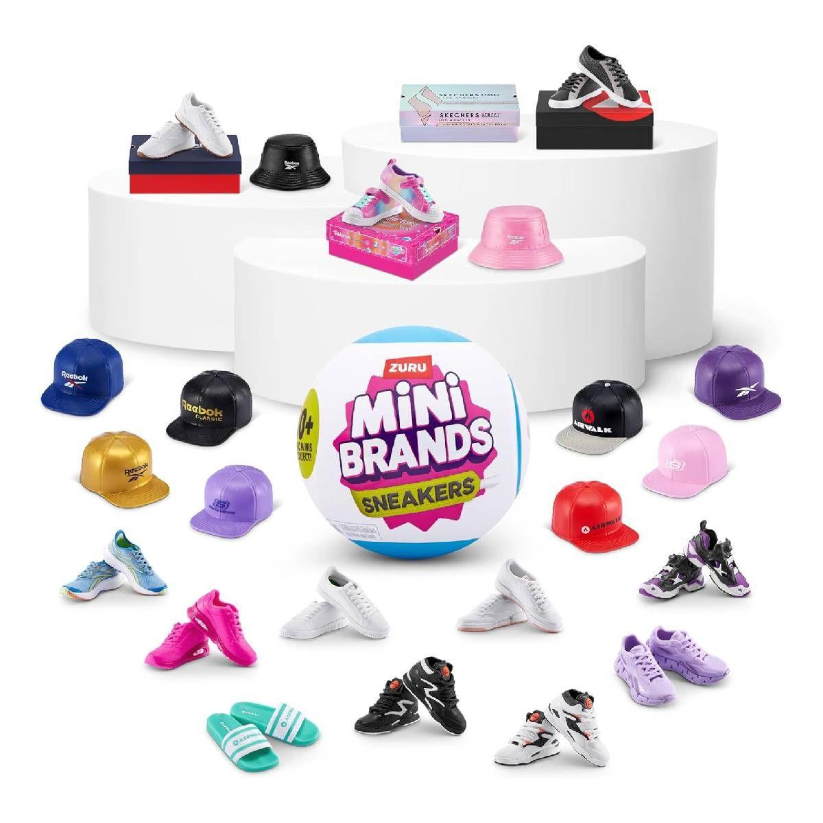 BOLA MINI BRANDS CON 5 SORPRESAS SERIE SNEAKERS DE ZURU-1