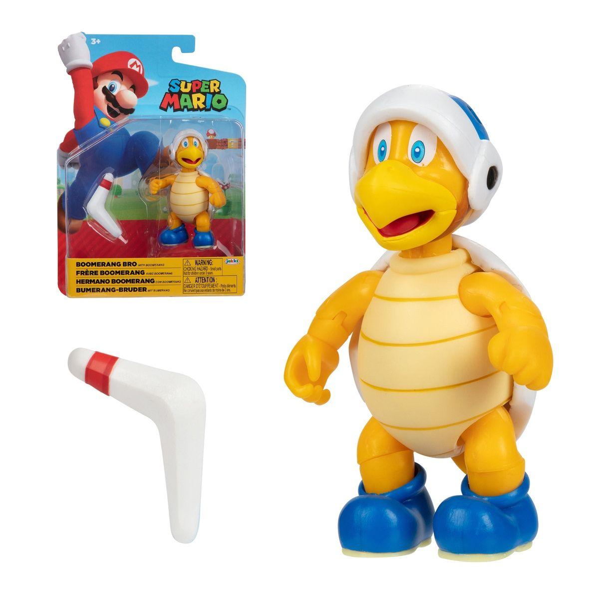 Super Mario Figura 10 Cm Nintendo - Hermano Boomerang-0