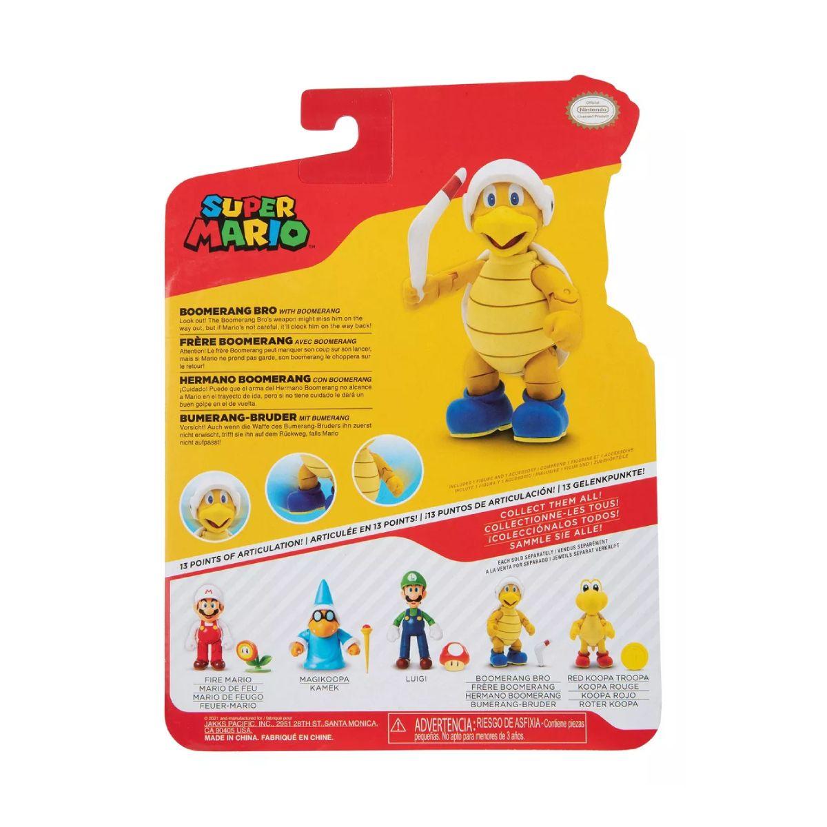 Super Mario Figura 10 Cm Nintendo - Hermano Boomerang-8