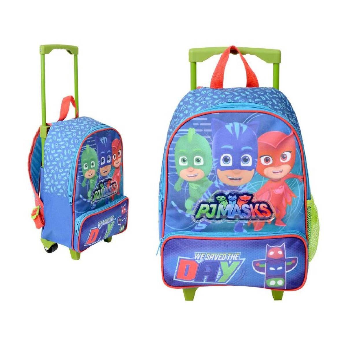 Mochila Con Bolsillo Pre Escolar Pj Mask-0