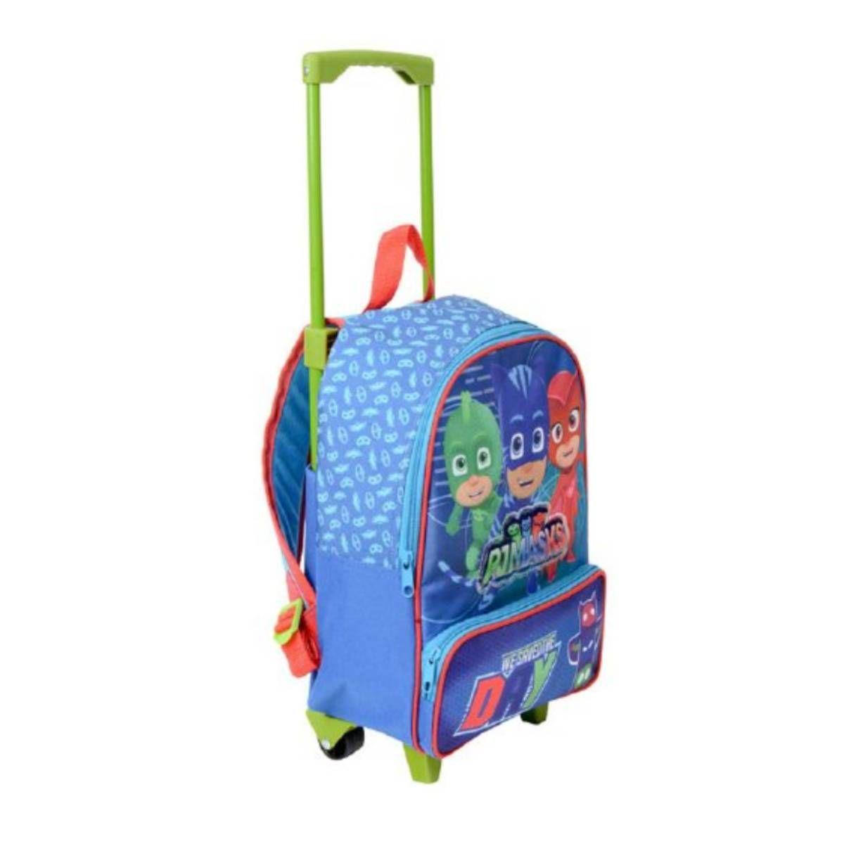 Mochila Con Bolsillo Pre Escolar Pj Mask-2