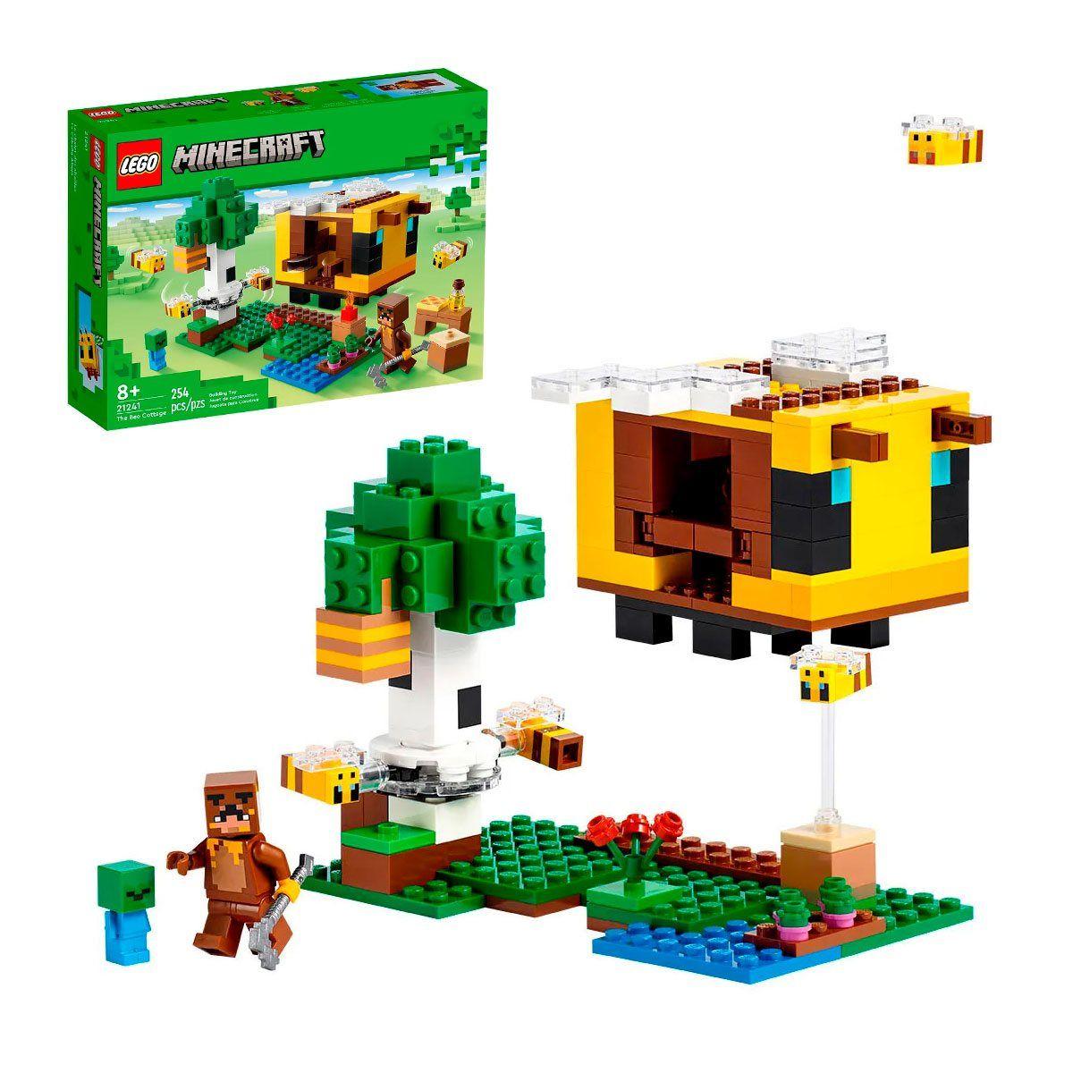 LA CABAÑA-ABEJA LEGO MINECRAFT-0