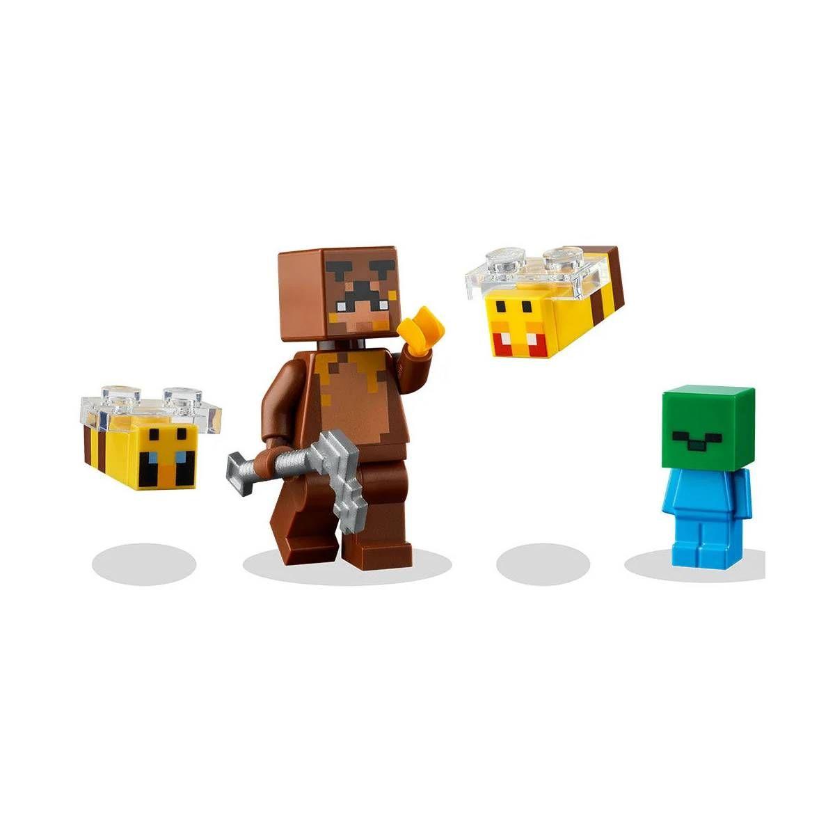 LA CABAÑA-ABEJA LEGO MINECRAFT-4
