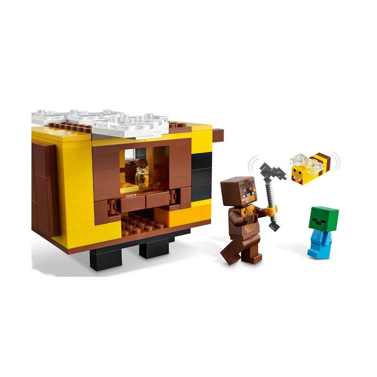LA CABAÑA-ABEJA LEGO MINECRAFT-8