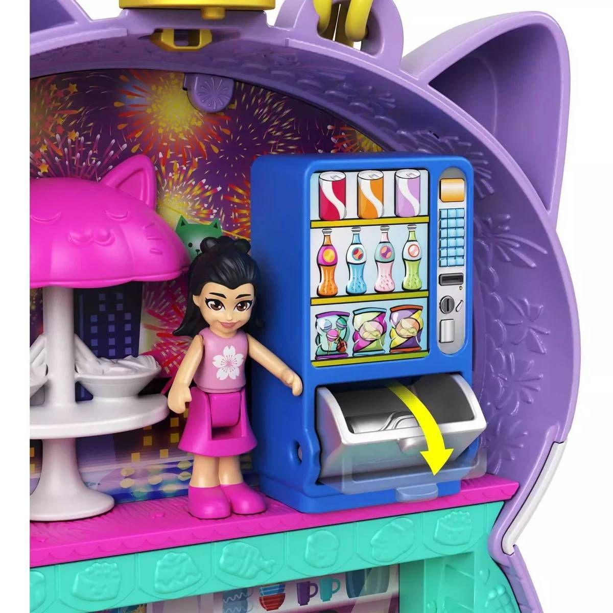 POLLY POCKET PACK MEDIANO DE MODA - SALCHICHAGATITO MORADO-2