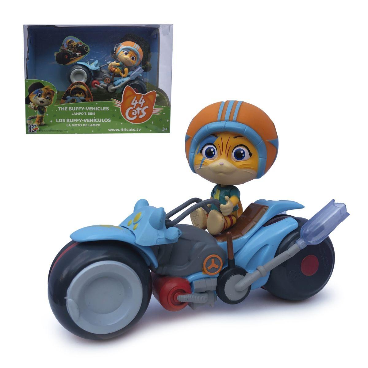 44 Gatos Vehiculos Con Figura - La Moto De Lampo-0