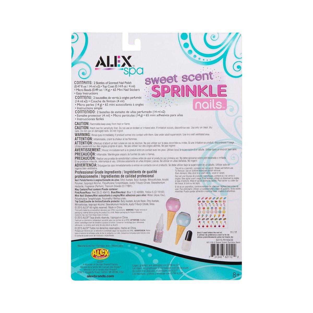 Dulce Aroma Para Espolvorear Uñas Alex-6