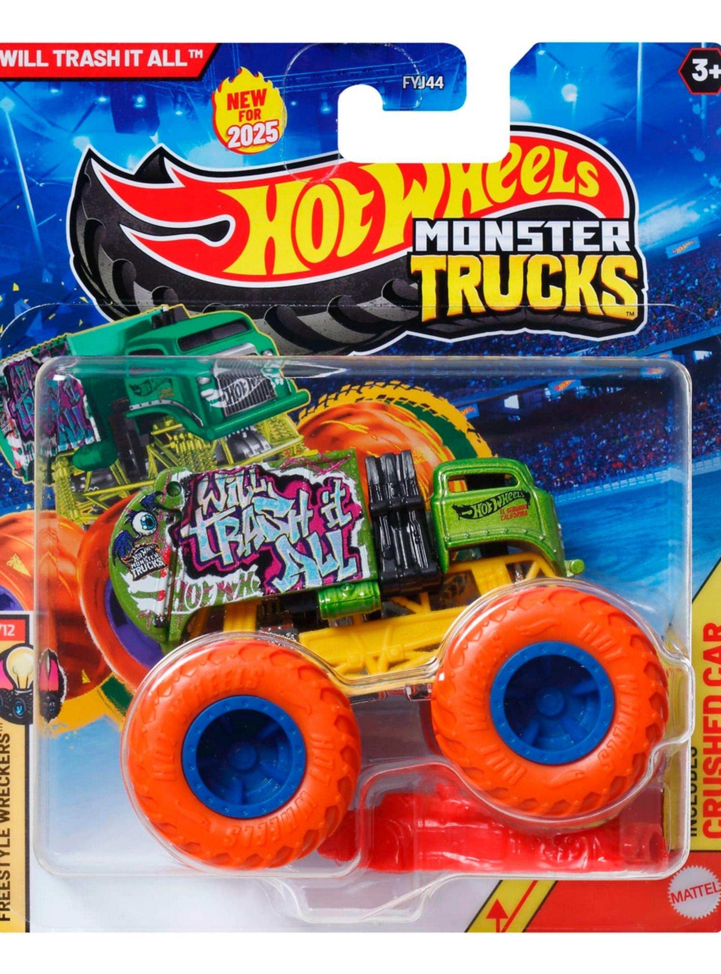 Hot Wheels Monster Truck Escala 1:64 - Will Trash It All-1