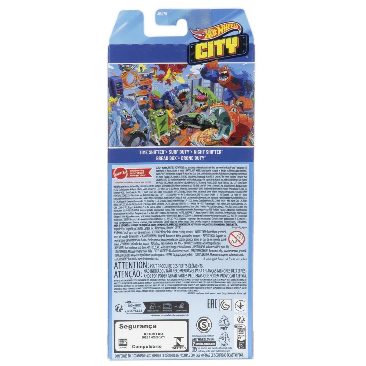 PACK 5 AUTOS BASICOS HOTWHEELS - HW CITY-2