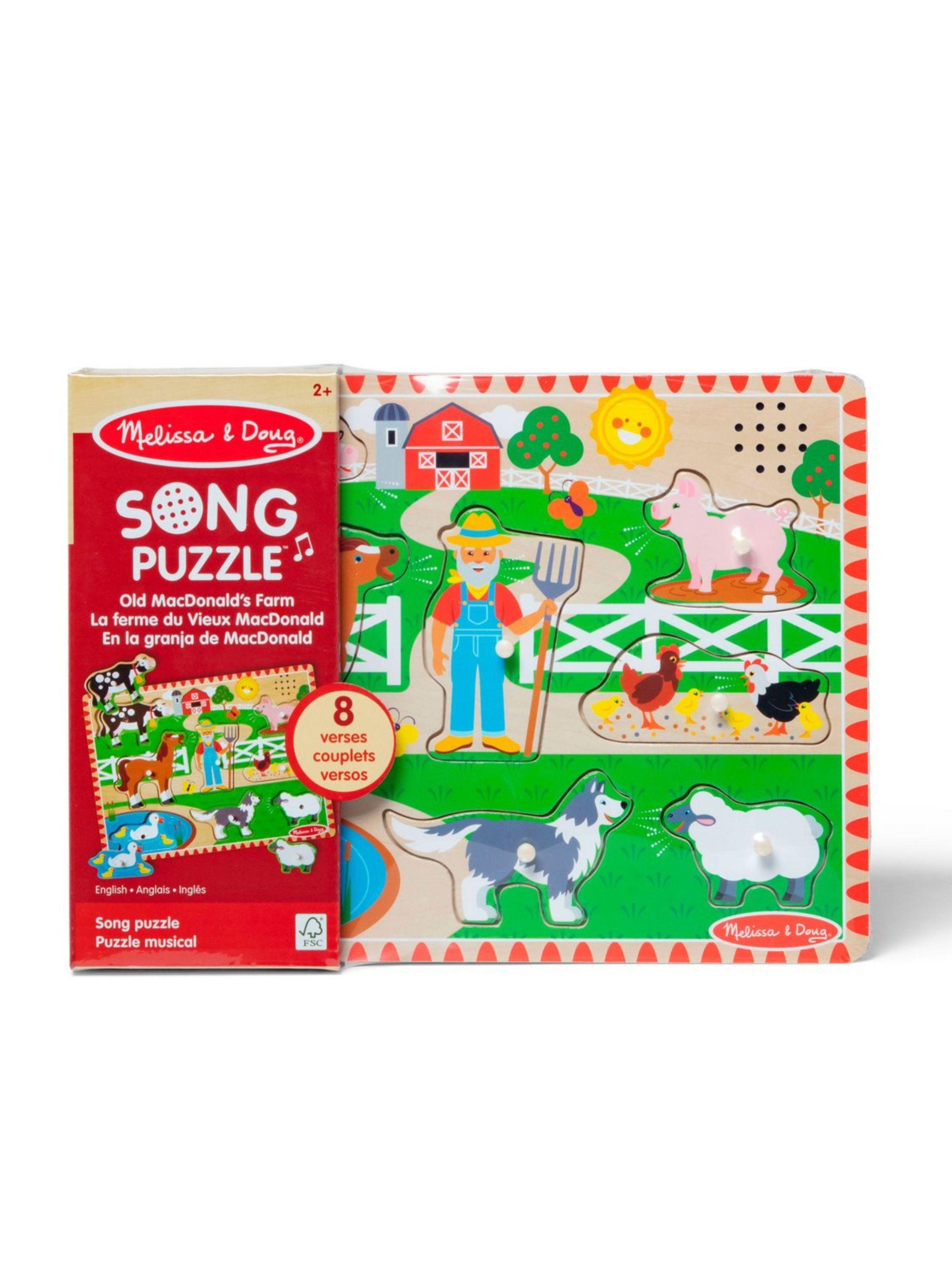 Rompecabezas Melissa and Doug 8 piezas con sonido granja-2