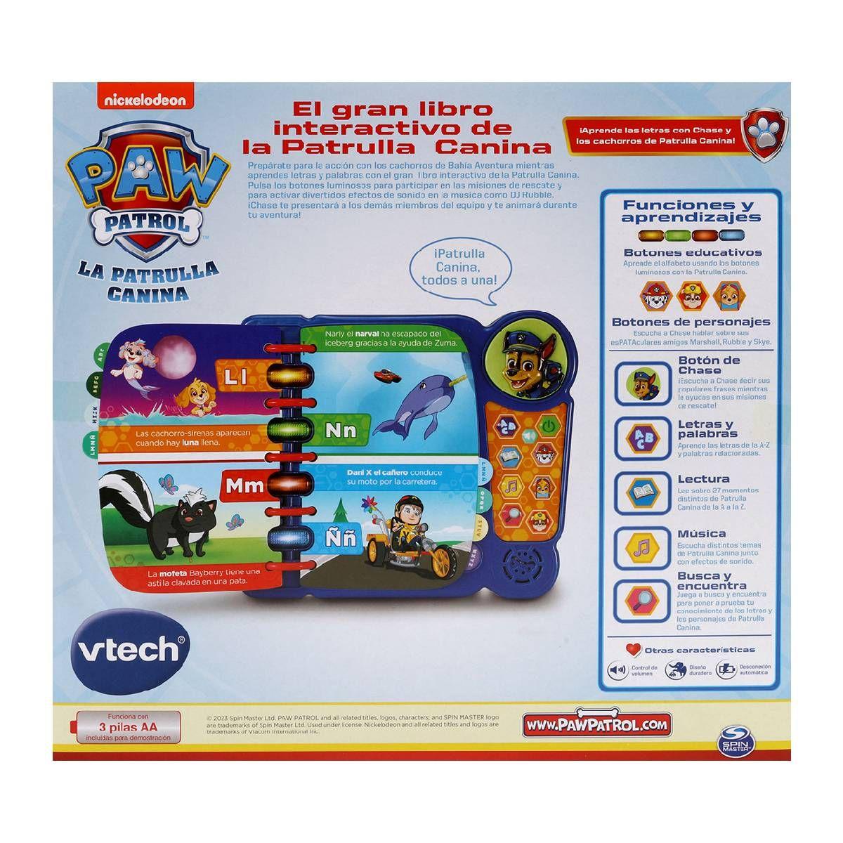 LIBRO INTERACTIVO PAW PATROL 10 ANIVERSARIO VTECH-3