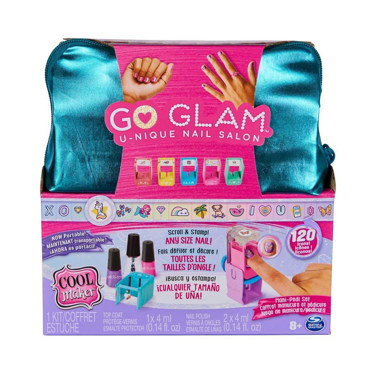 Set de manicure y pedicure GO GLAM con decoraciones y-3