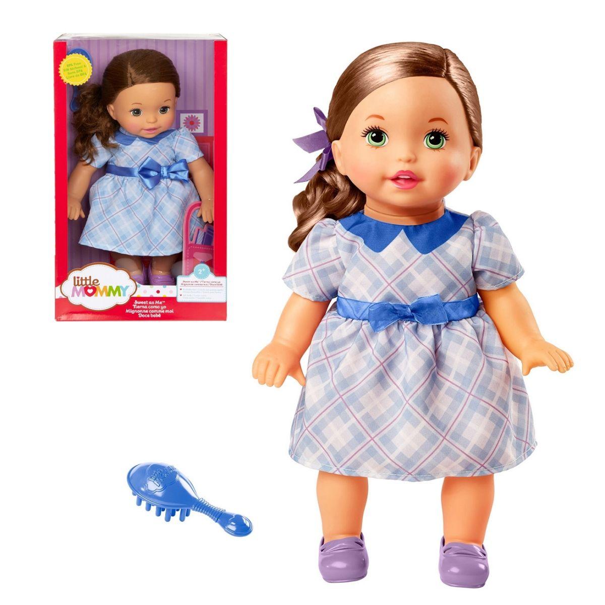 Little Mommy Bebita Tierna Como Yo Mattel - Vestido Rosa Con-0