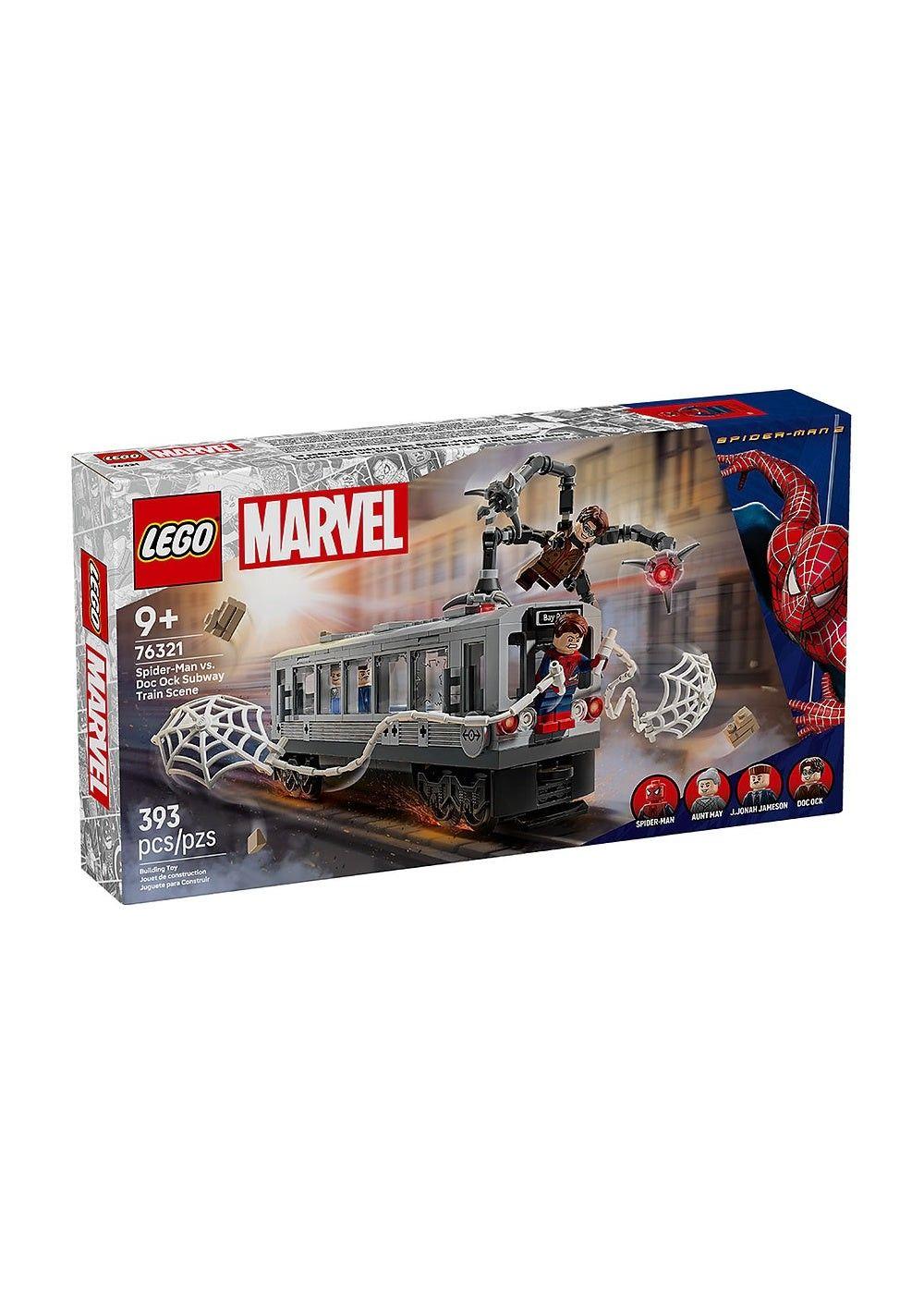 SPIDER-MAN VS DOC OCK ESCENA DEL TREN SUBTERRANEO LEGO SUPER HEROES MARVEL-4