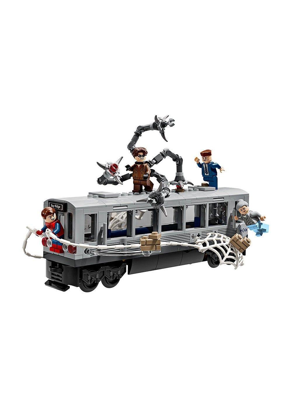 SPIDER-MAN VS DOC OCK ESCENA DEL TREN SUBTERRANEO LEGO SUPER HEROES MARVEL-5