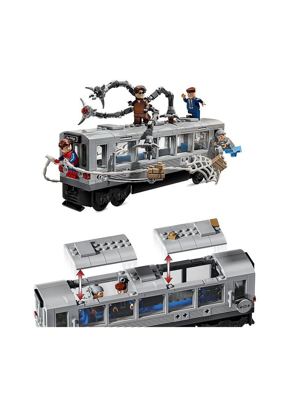 SPIDER-MAN VS DOC OCK ESCENA DEL TREN SUBTERRANEO LEGO SUPER HEROES MARVEL-8