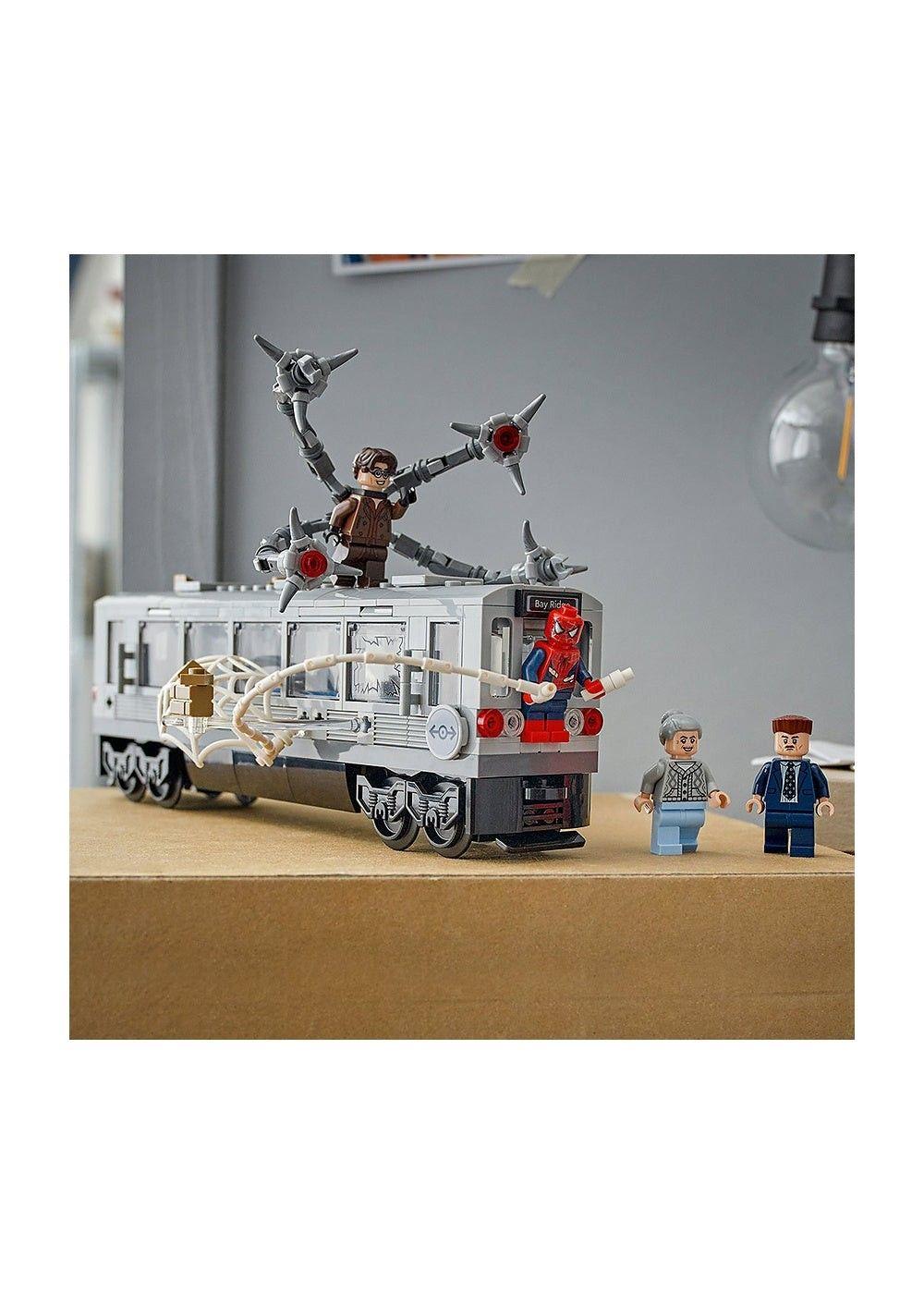 SPIDER-MAN VS DOC OCK ESCENA DEL TREN SUBTERRANEO LEGO SUPER HEROES MARVEL-9