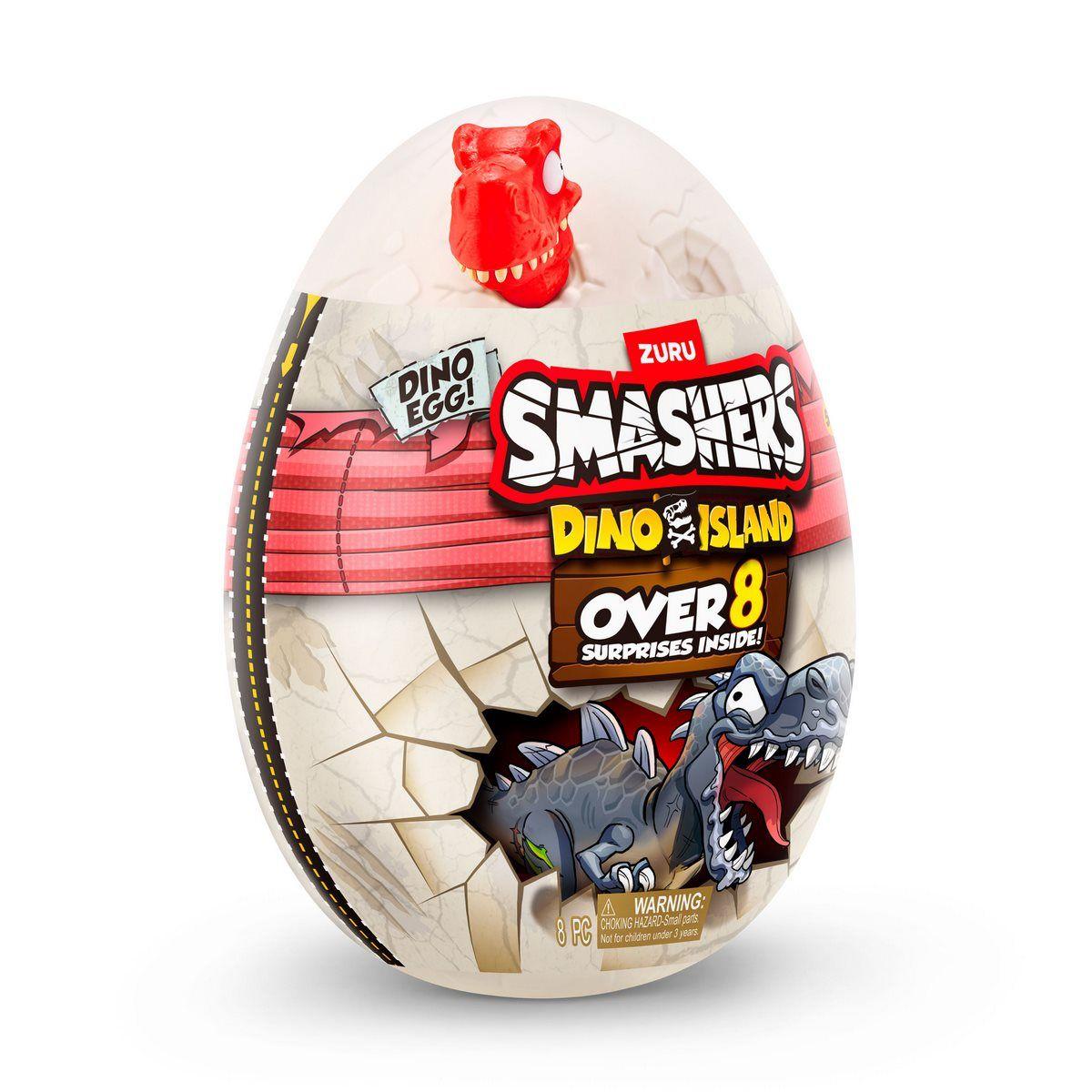 MINI HUEVO SMASHERS DINO ISLAND - ROJO-3