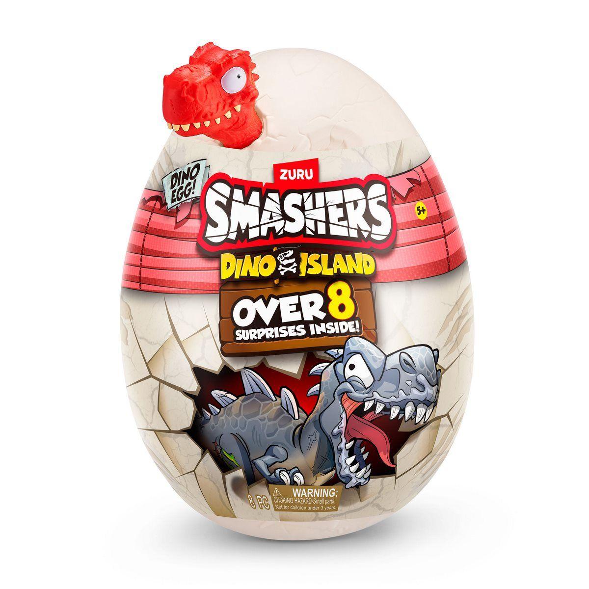 MINI HUEVO SMASHERS DINO ISLAND - ROJO-5