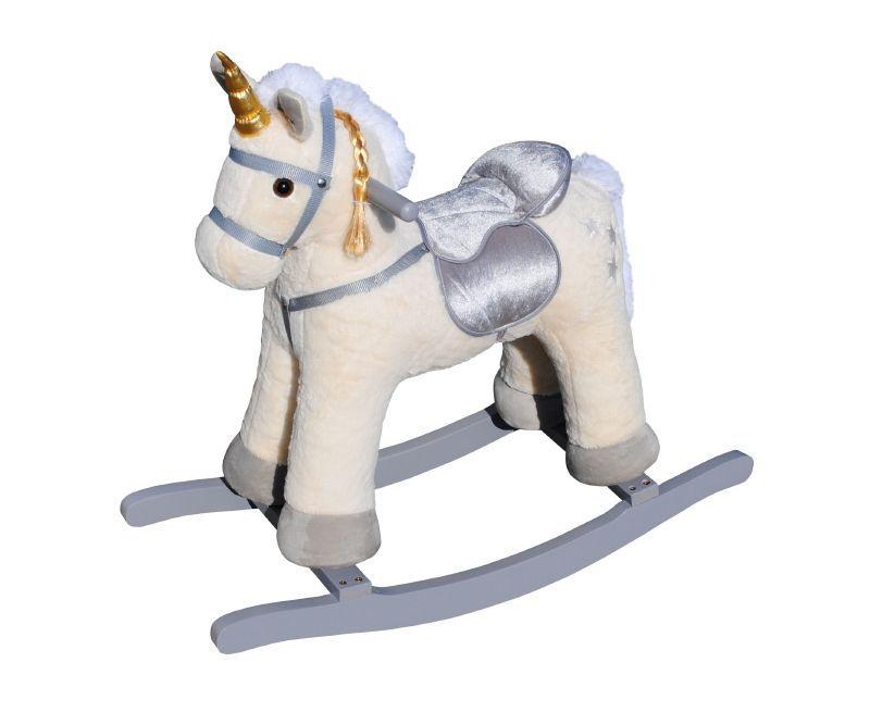 Unicornio Plush Balancin Con Sonido-1