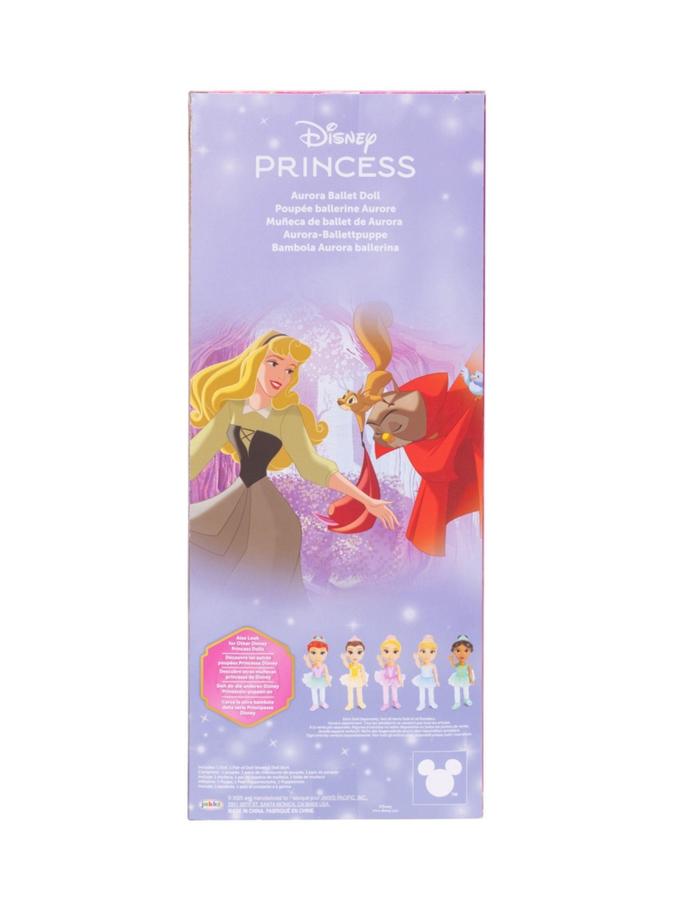 Muñeca Ballet Aurora Princesas Disney 35 cm-3