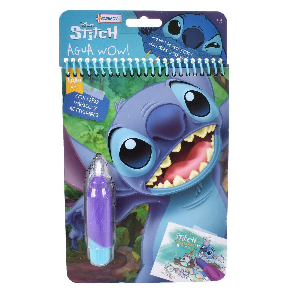 LIBRO CON LAPIZ MAGICO PARA PINTAR CON AGUA - STITCH-2