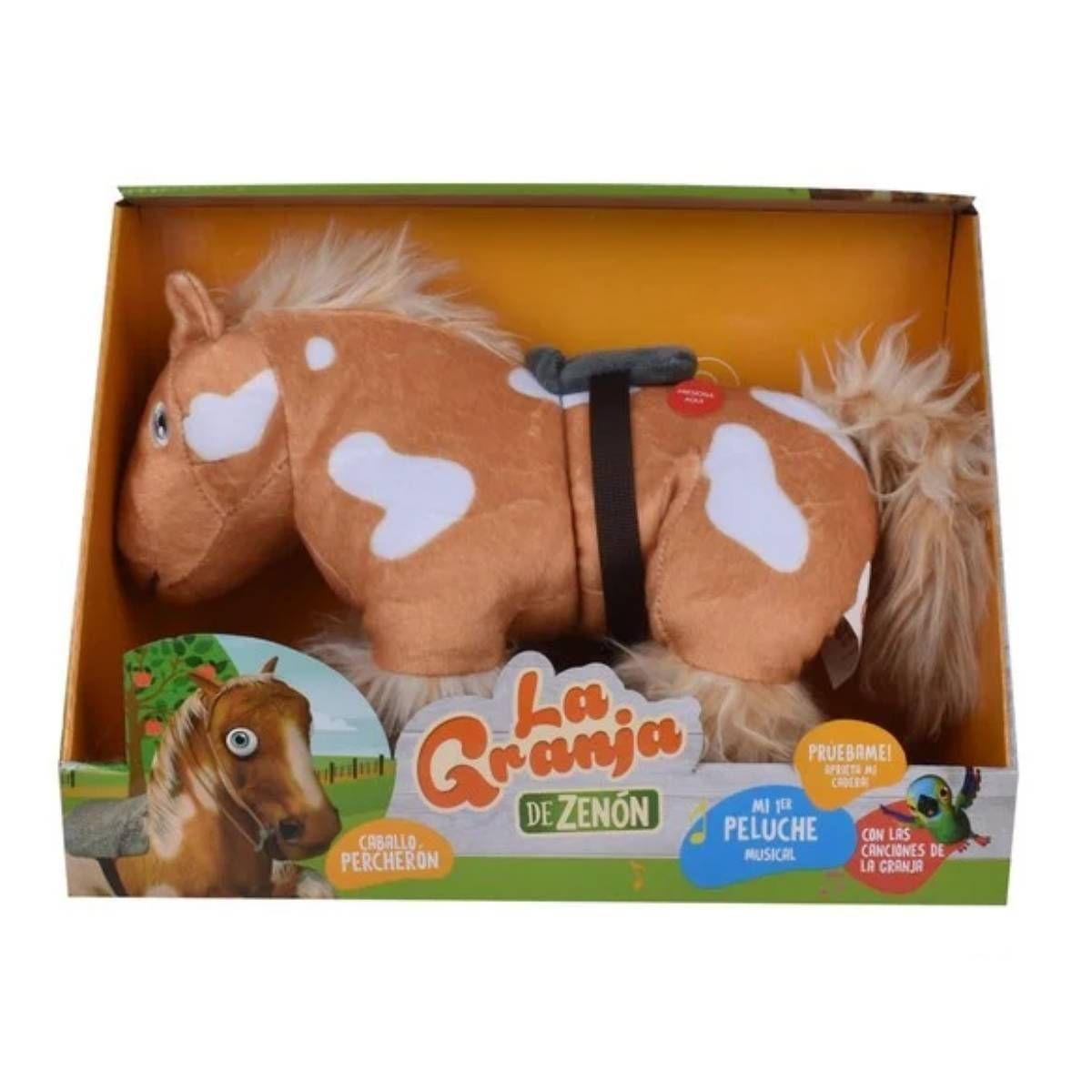 Peluche Musical 35 Cm. La Granja De Zenon - Caballo Perchero-2