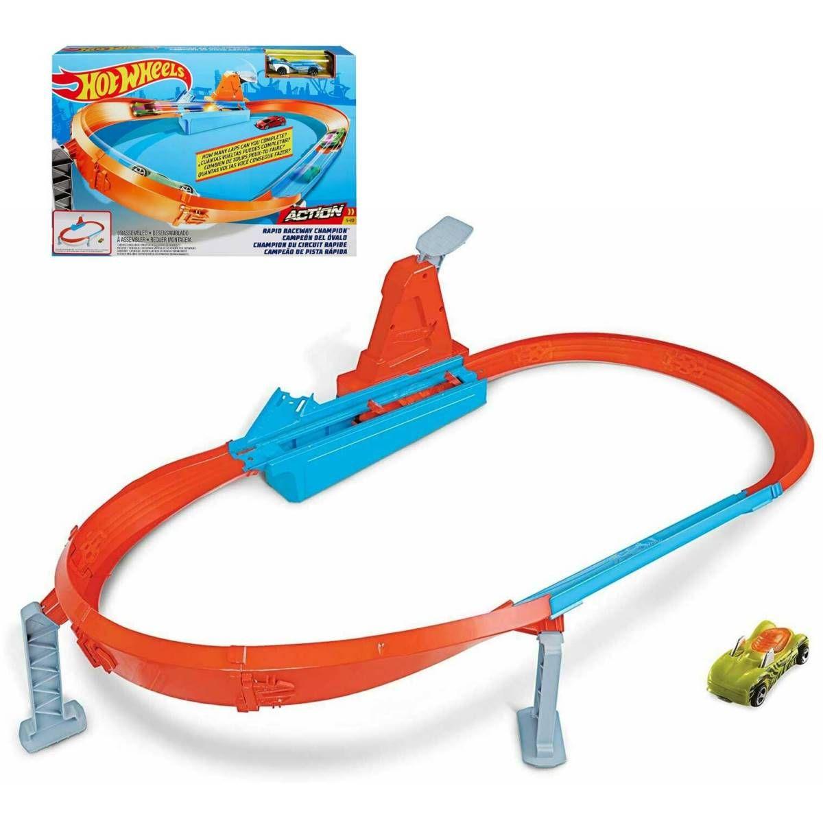 Hot Wheels Pista De Campeonato - Del Ovalo-0