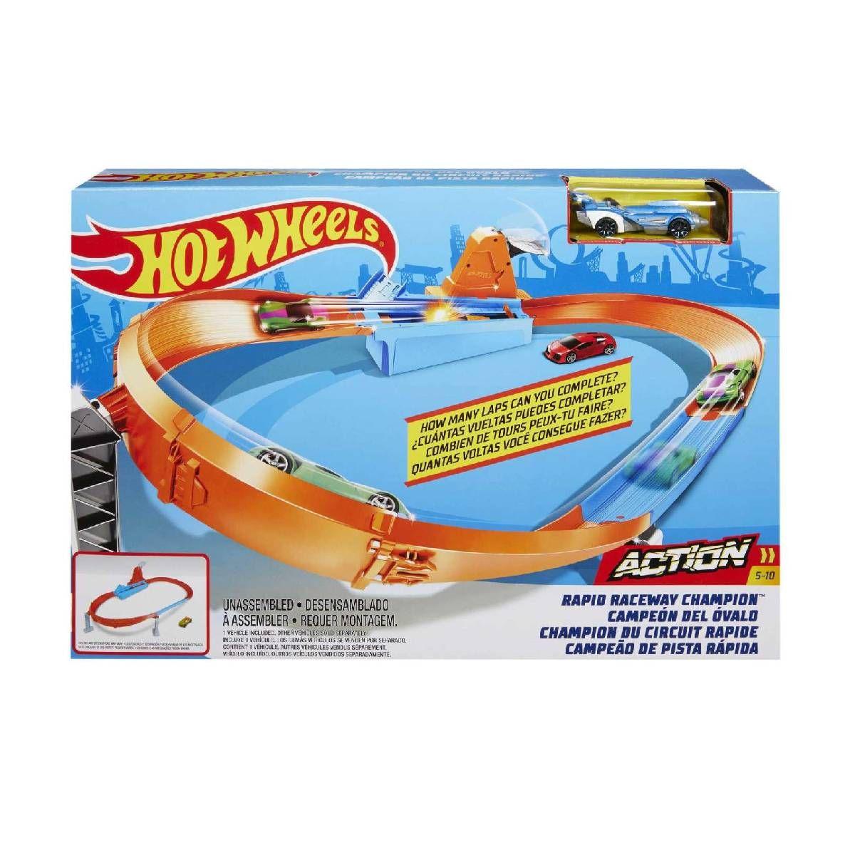 Hot Wheels Pista De Campeonato - Del Ovalo-6