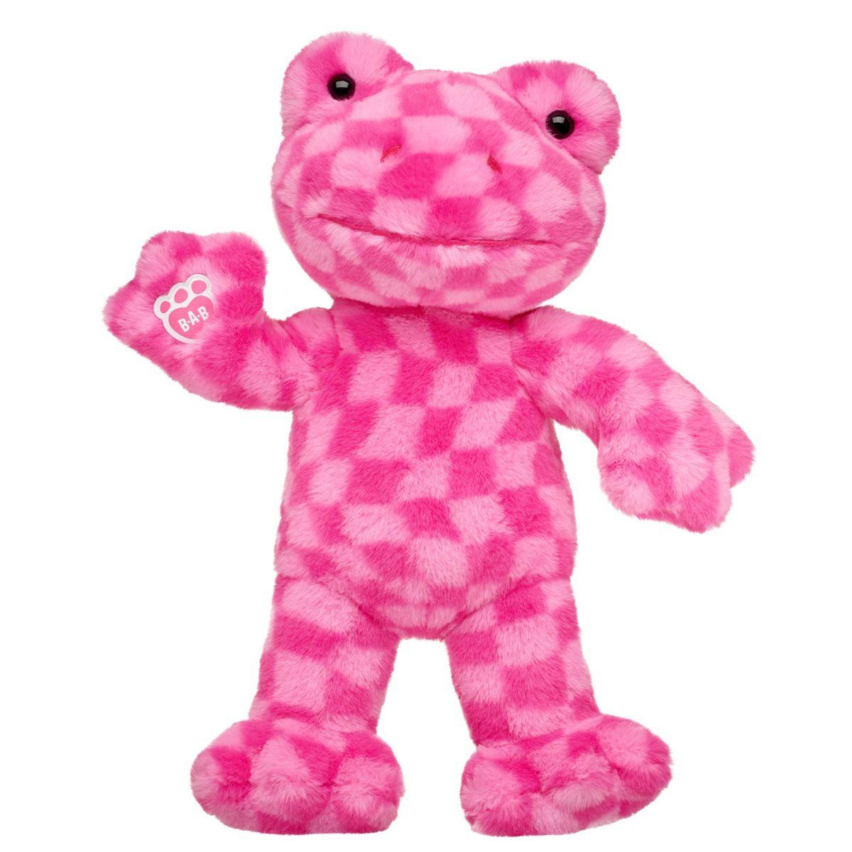 PELUCHE RANA ROSA CUADROS BUILD-A-BEAR-2