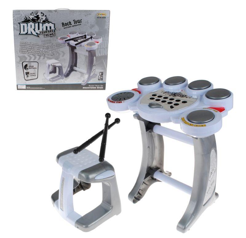 Bateria Touch Con Atril Y Piso-0
