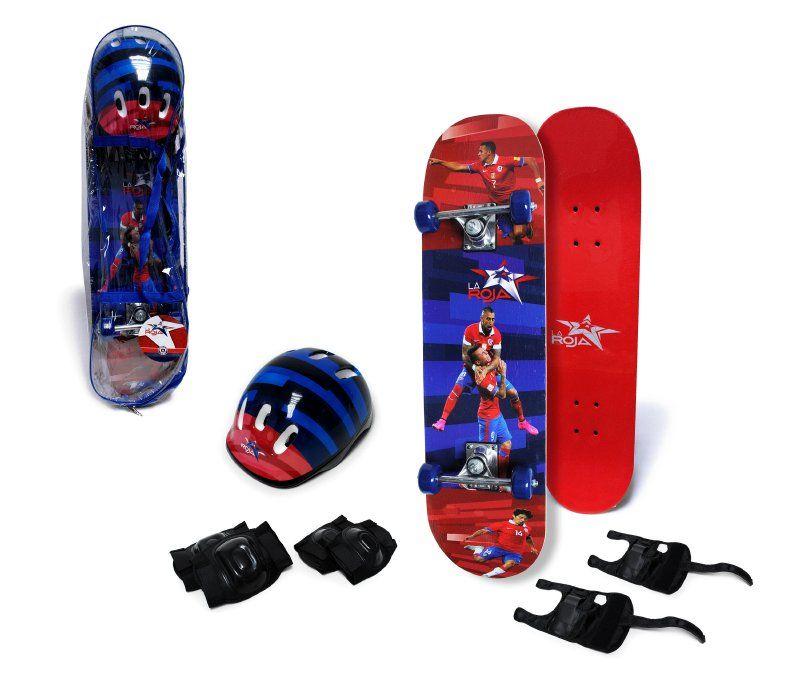 Set Skateboard Con Accesorios Y Bolso La Roja-1