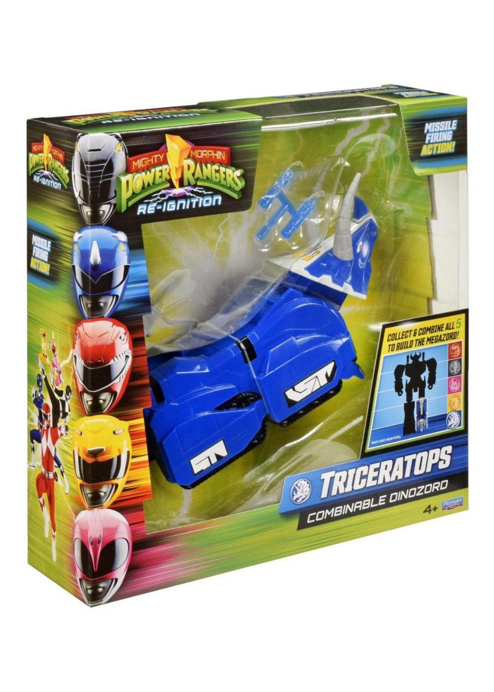 POWER RANGERS DINOZORD COMBINABLE - TRICERATOPS-4