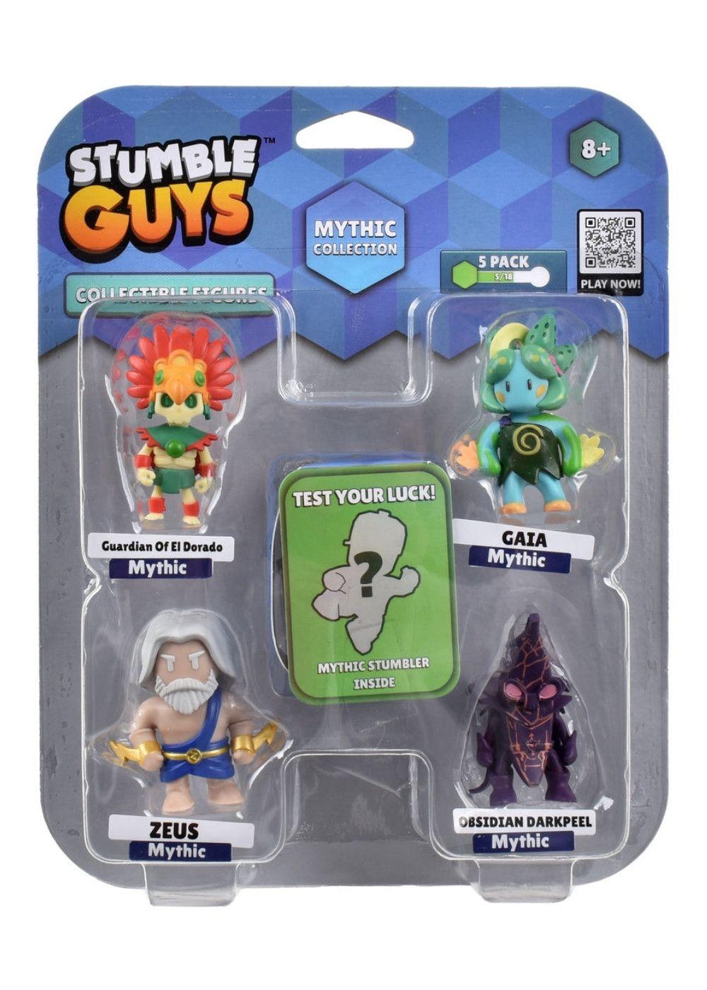Pack De 5 Figuras 5 Cms Stumble Guys - Guardian Of El Dorado-2
