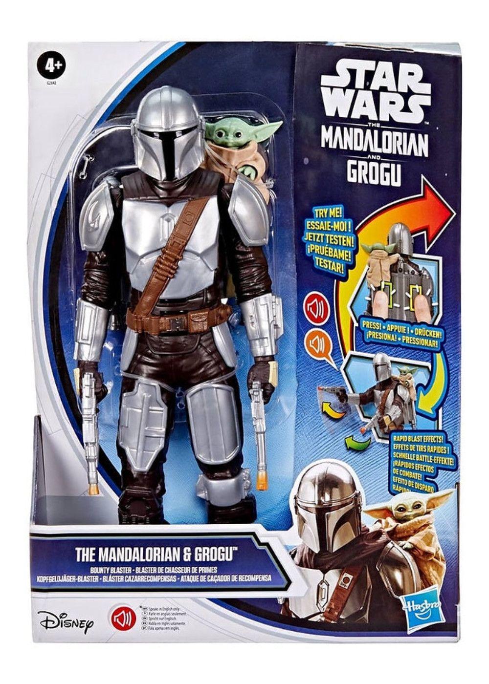 STAR WARS MOVIE FIGURA CON MOVIMIENTO MANDALORIAN+GROGU-2