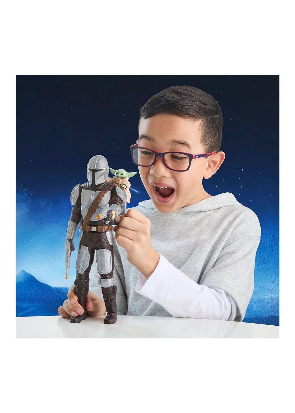 STAR WARS MOVIE FIGURA CON MOVIMIENTO MANDALORIAN+GROGU-6