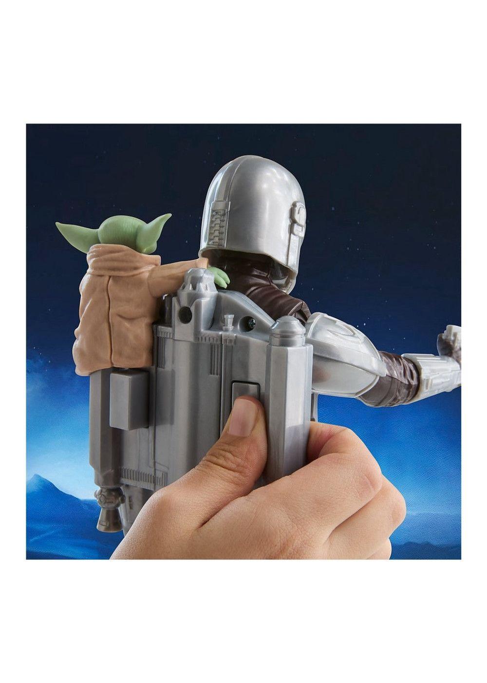 STAR WARS MOVIE FIGURA CON MOVIMIENTO MANDALORIAN+GROGU-7