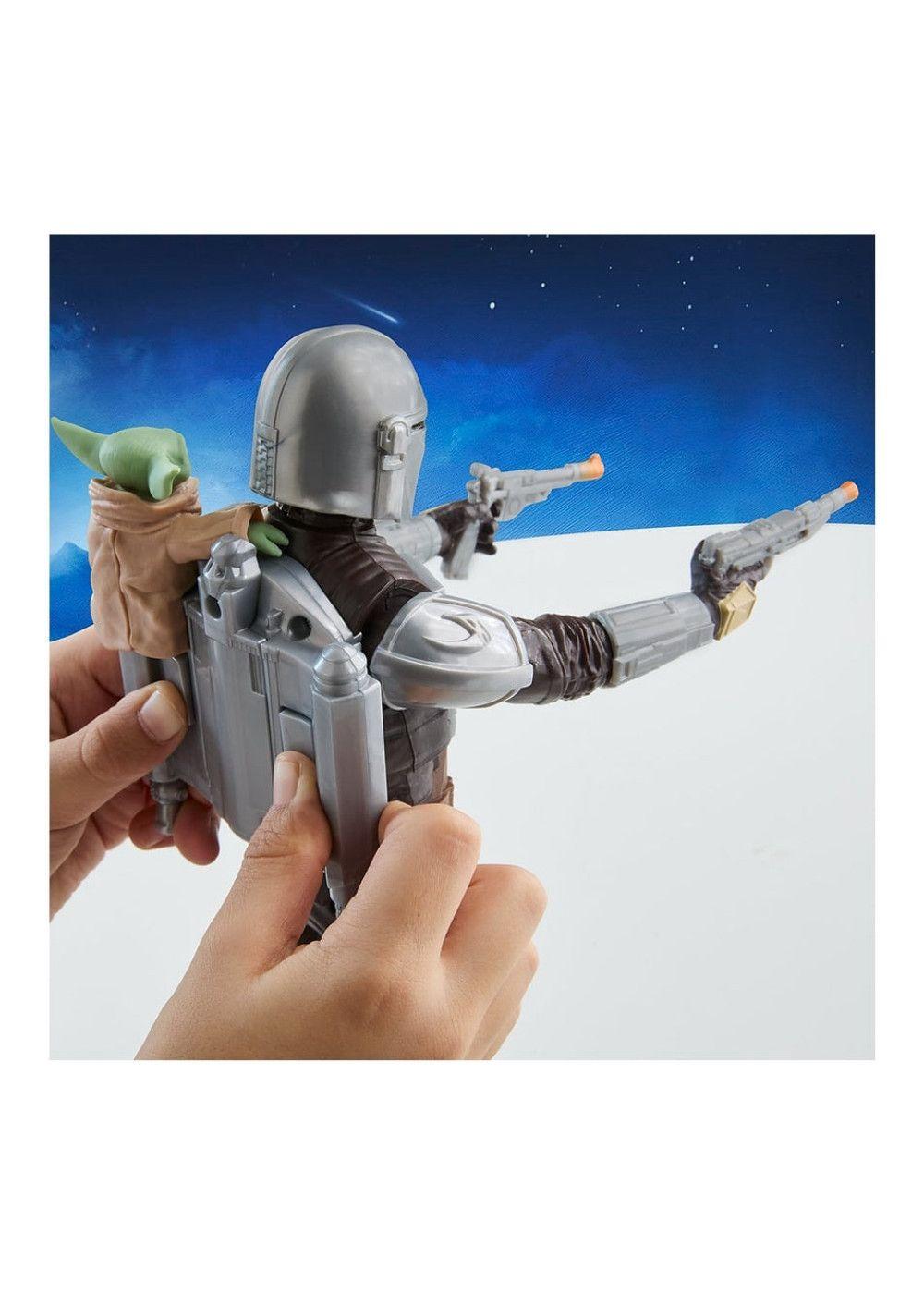STAR WARS MOVIE FIGURA CON MOVIMIENTO MANDALORIAN+GROGU-8